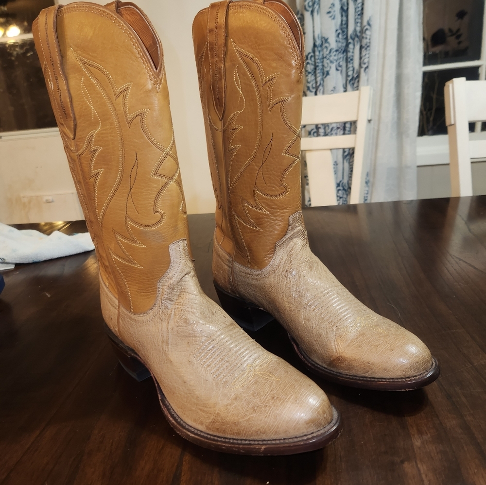 Men's Lucchese Ostrich M1600 Boots